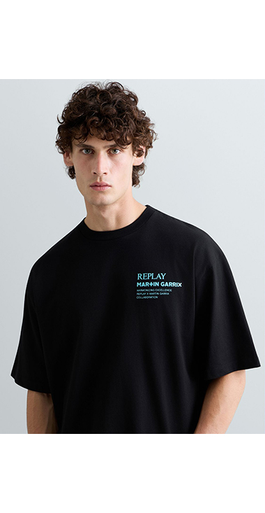 REPLAY &times; MARTIN GARRIX グラフィックTEE IBIZA CALA COMTE 詳細画像